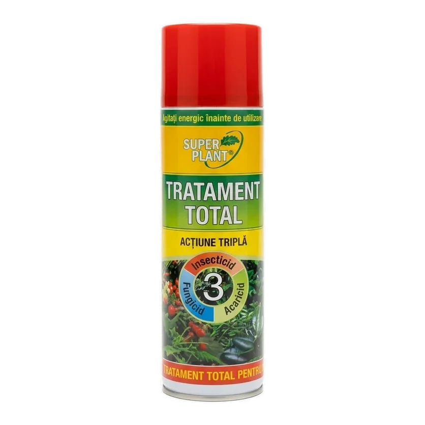Super Plant, Spray Tratament Total Actiune Tripla pentru plante, 500ml