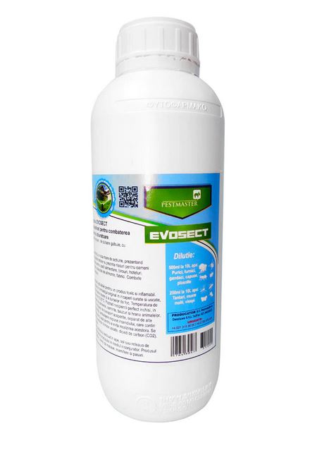 Insecticid concentrat EVOSECT, impotriva insecte taratoare si zburatoare, 1L