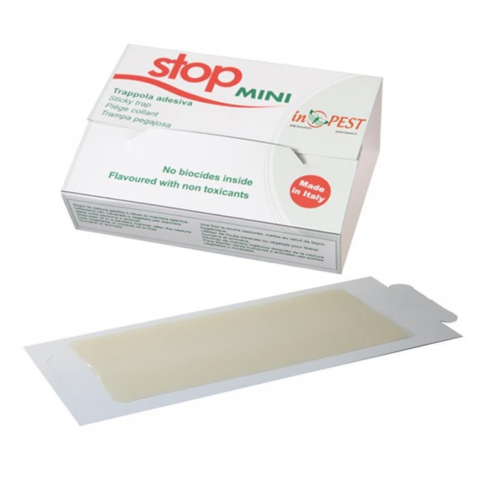 Capcana din carton pentru monitorizarea si combaterea soarecilor Stop Mini, cu adeziv si atractant