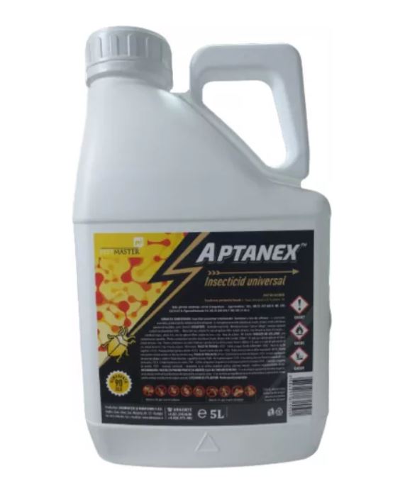 Insecticid profesional concentrat impotriva mustelor, tantarilor, viespilor Aptanex 5L