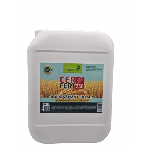 Fertilizant si Biostimulator pentru cereale CER-FERT 25C - 10L