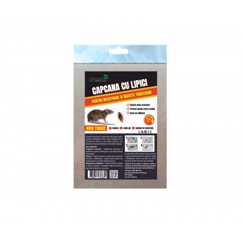 Capcana adeziva non-toxica pentru sobolani, soareci si insecte taratoare PFL-AG92