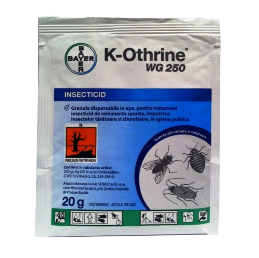 Pulbere insecticida K-othrine WG 250 - 20G
