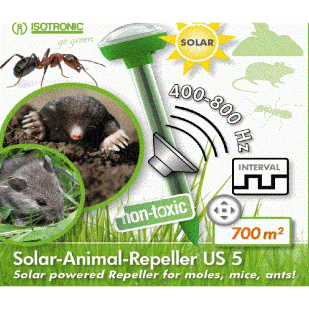 Aparat solar anticartita, rozatoare, furnici Isotronic 70010