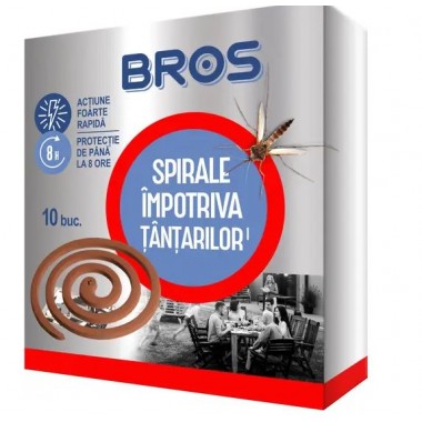 Spirale repelente impotriva tantarilor Bros 10buc (012)