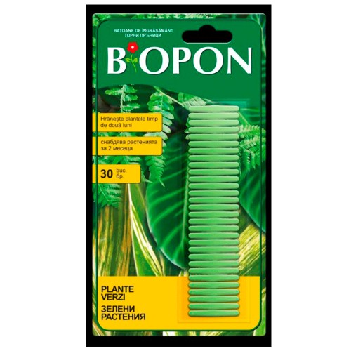 Ingrasamant plante verzi sticks 30 pcs Biopon betisoare