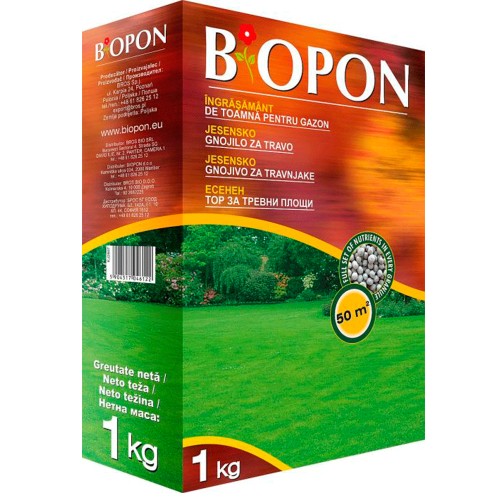 Ingrasamant de toamna pentru gazon Biopon 1 kg