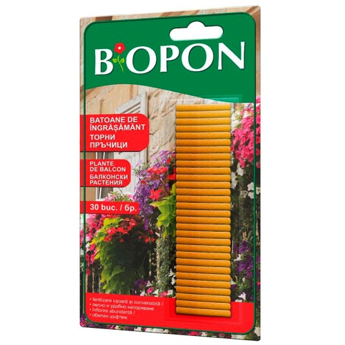 Ingrasamant plante de balcon sticks 30 pcs Biopon betisoare (1212)