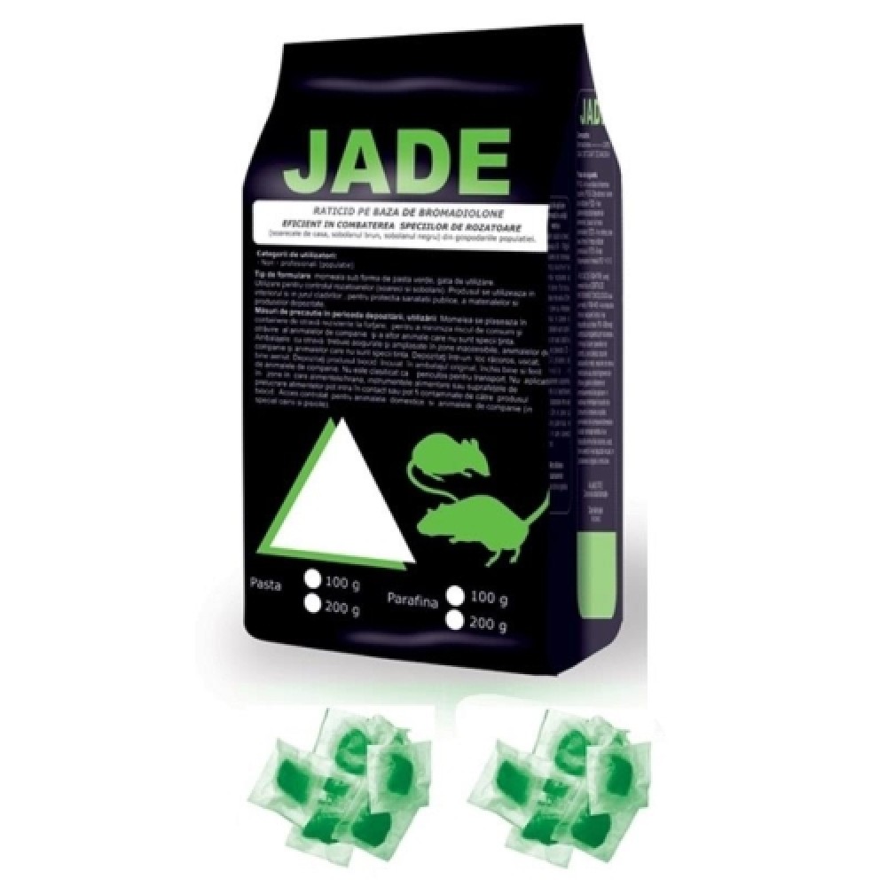 Raticid momeala Jade sub forma de pasta verde 200gr