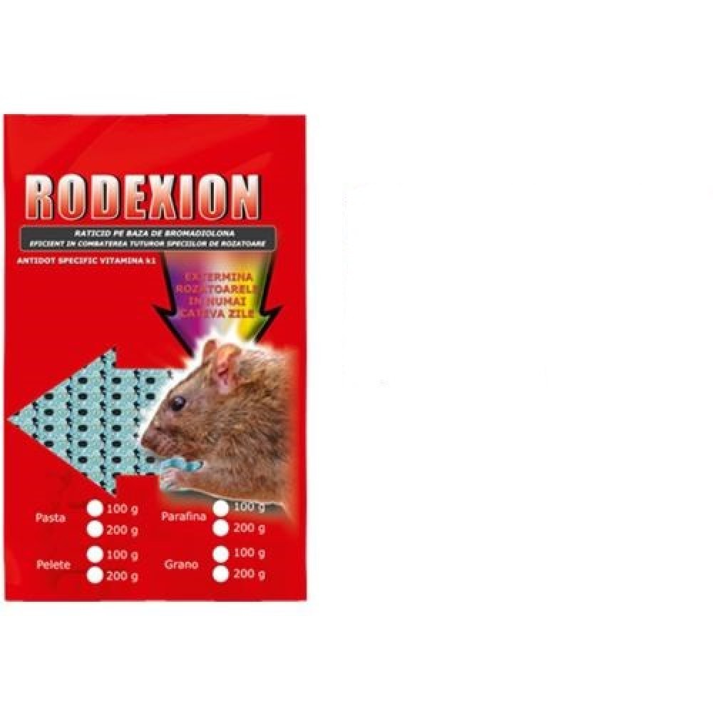Rodexion momeala raticida sub forma de baton cerat 200gr